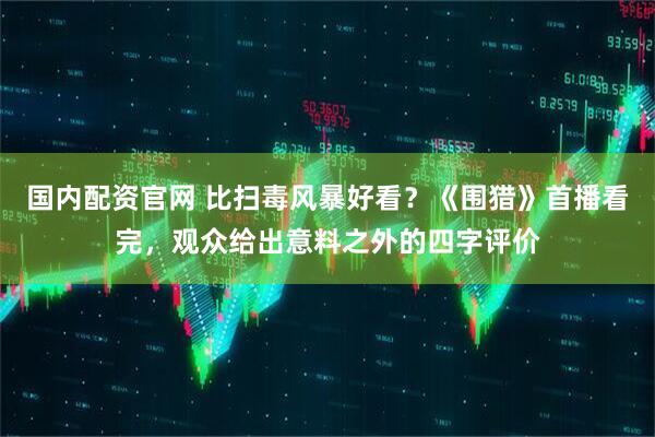 国内配资官网 比扫毒风暴好看？《围猎》首播看完，观众给出意料之外的四字评价